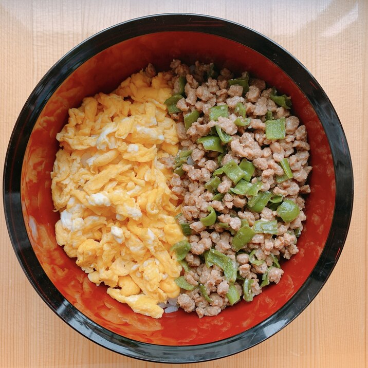 簡単！忙しい日にも♪大豆ミートの野菜入りそぼろ丼